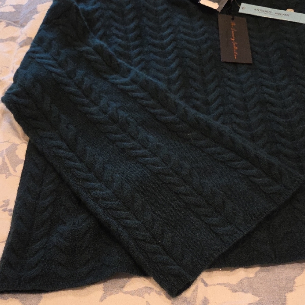 ANTONIO MELANI Dark Teal Sweater - Picture 3 of 4